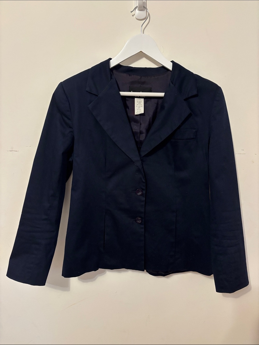 Tailored Navy Women's Blazer Jacket - Classic Workwear
